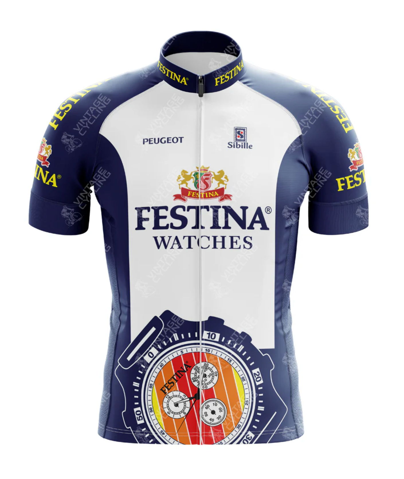 Maillot Classique Retro Cycling Festina - Vintage Cycling