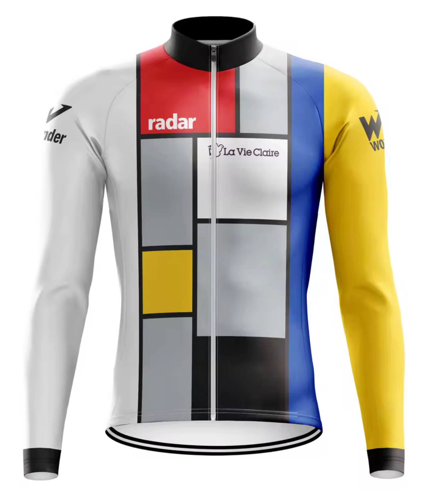 Maillot Classique Vintage La Vie Claire Manches Longues Doublé - Vintage Cycling