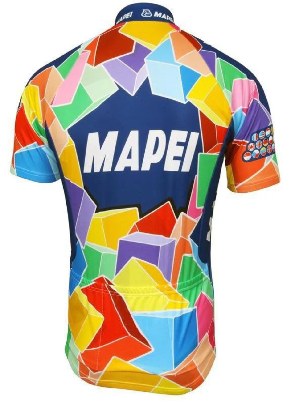 Maillot Classique Vintage Mapei (dos) - Vintage Cycling
