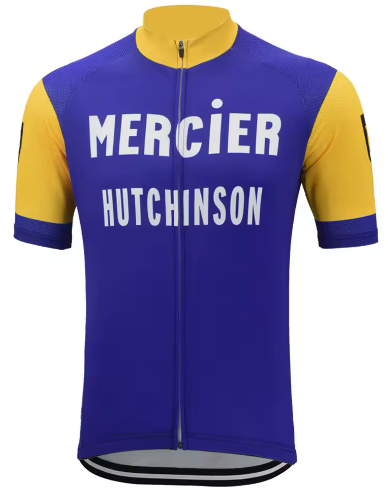 Maillot Classique Vintage Mercier Hutchinson Bleu - Vintage Cycling