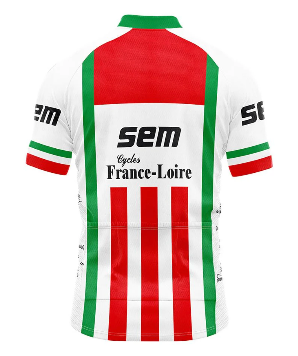 Maillot Classique Vintage Sem-France Loire (dos) - Vintage Cycling