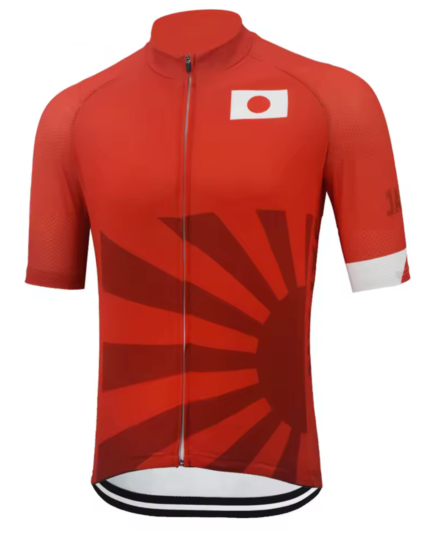 Maillot cycliste japonais vintage des années 90 à manches courtes avec motif géométrique coloré, taille M - France Maillot cycliste japonais vintage des années 90 à manches courtes avec motif géométrique coloré, taille M - France