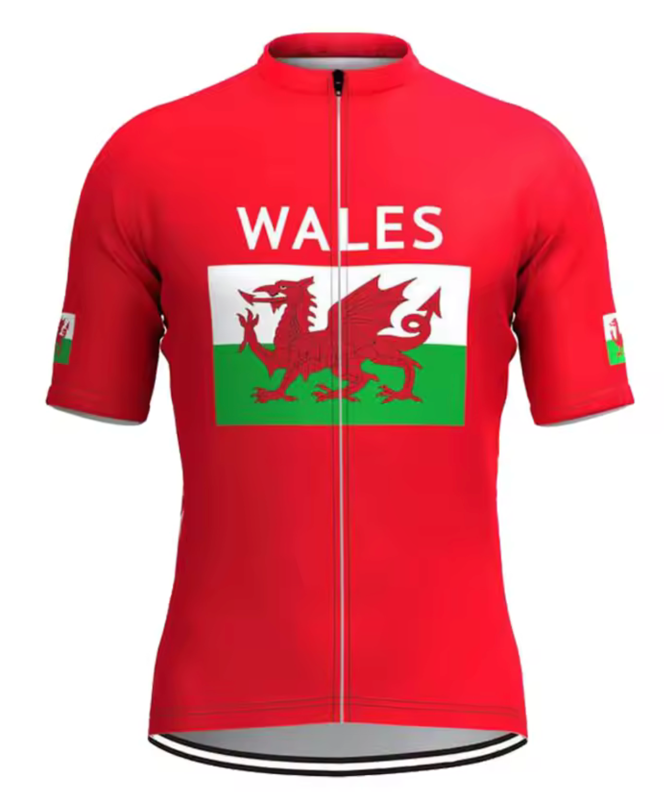 Maillot Cycliste Pays de Galles 3 - Vintage Cycling