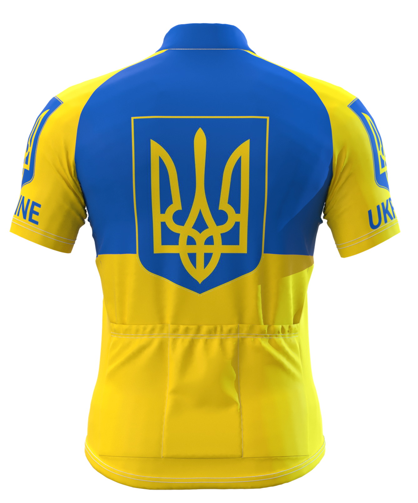 Maillot Cycliste Ukraine 2 (dos) - Vintage Cycling
