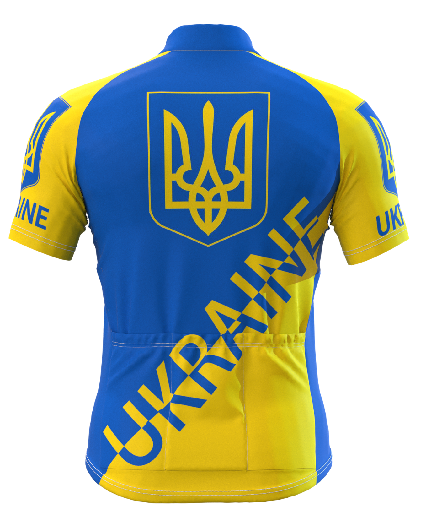 Maillot Cycliste Ukraine (dos) - Vintage Cycling