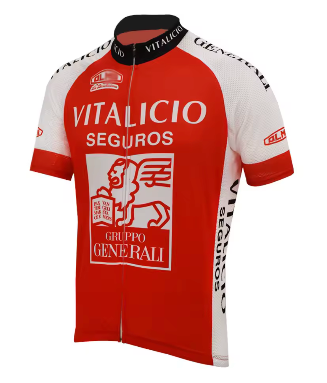 Maillot cycliste UC Donges rouge et noir Crylor Acrylique 70