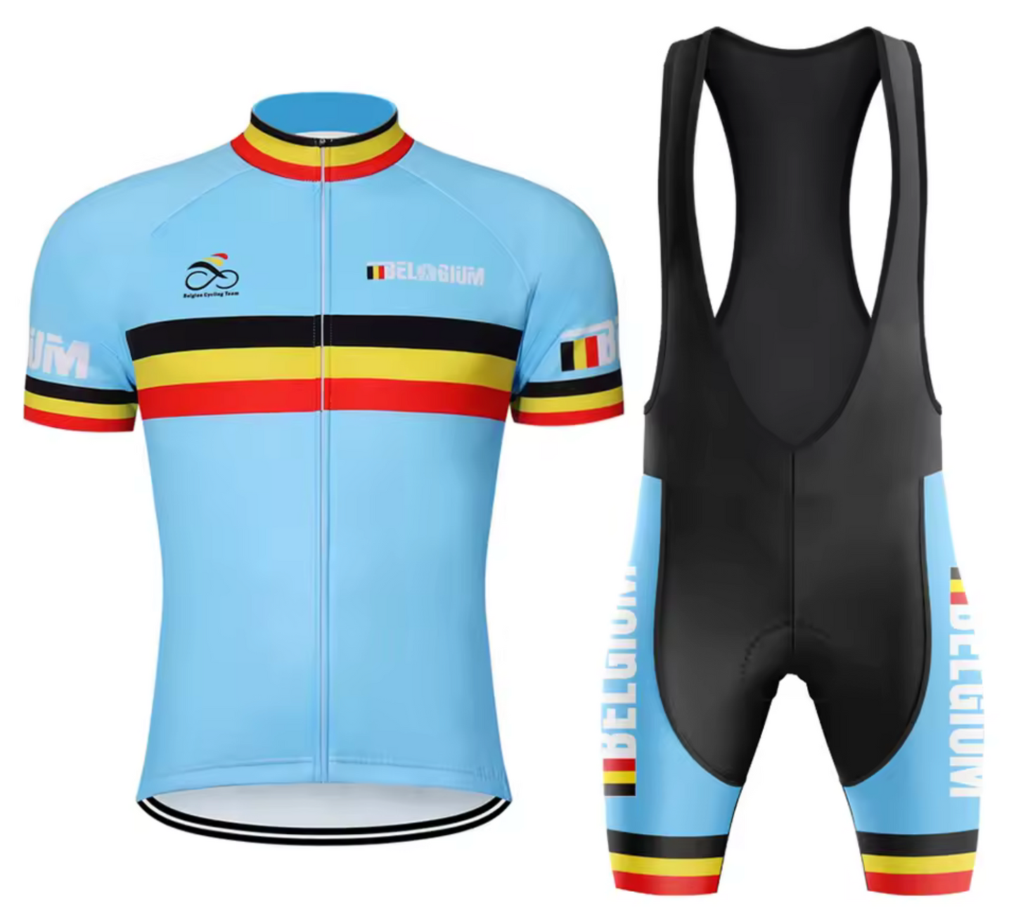 Maillot et Cuissard Cycliste Belgique - Vintage Cycling