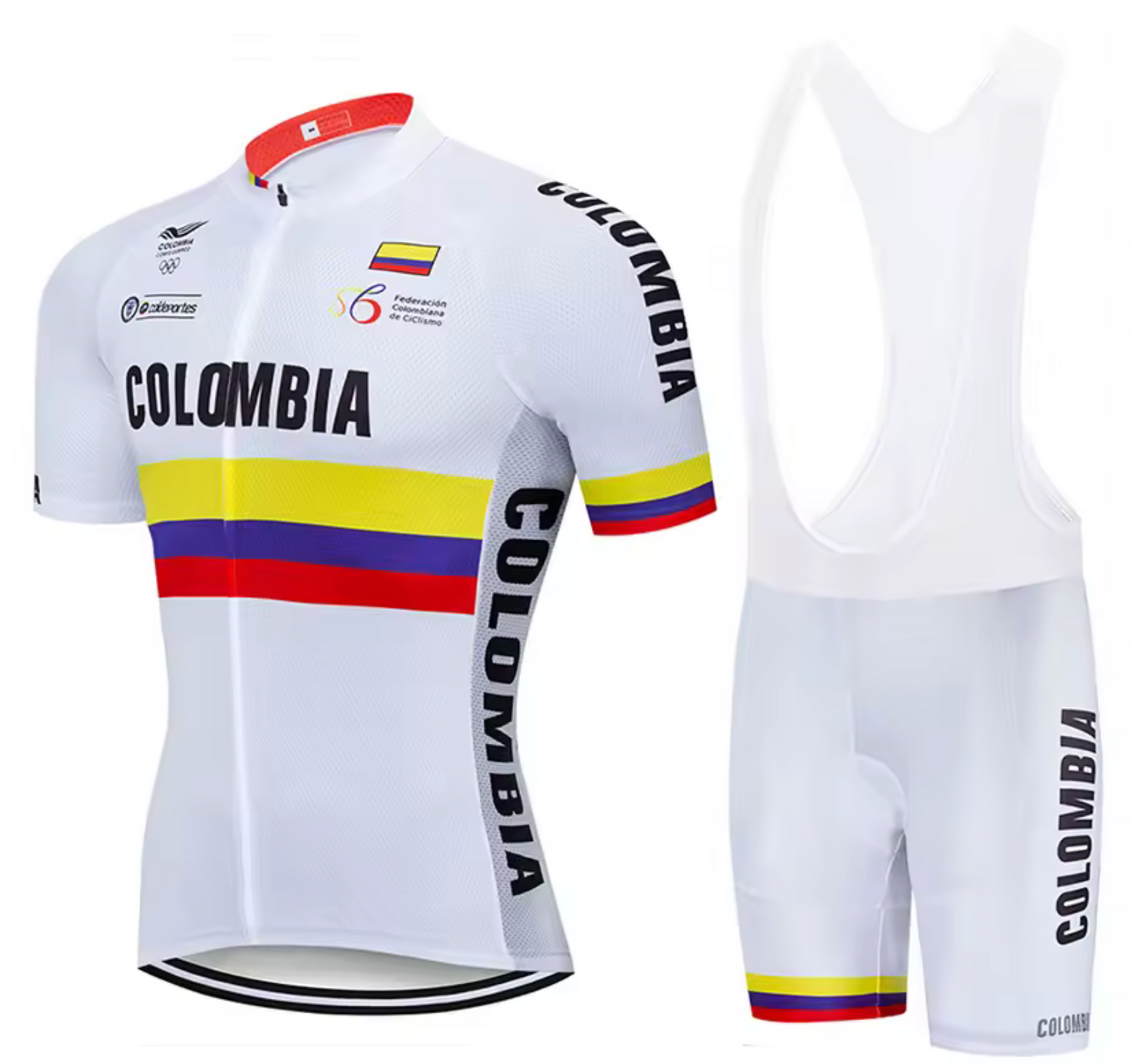 Maillot et Cuissard Cycliste Colombie - Vintage Cycling
