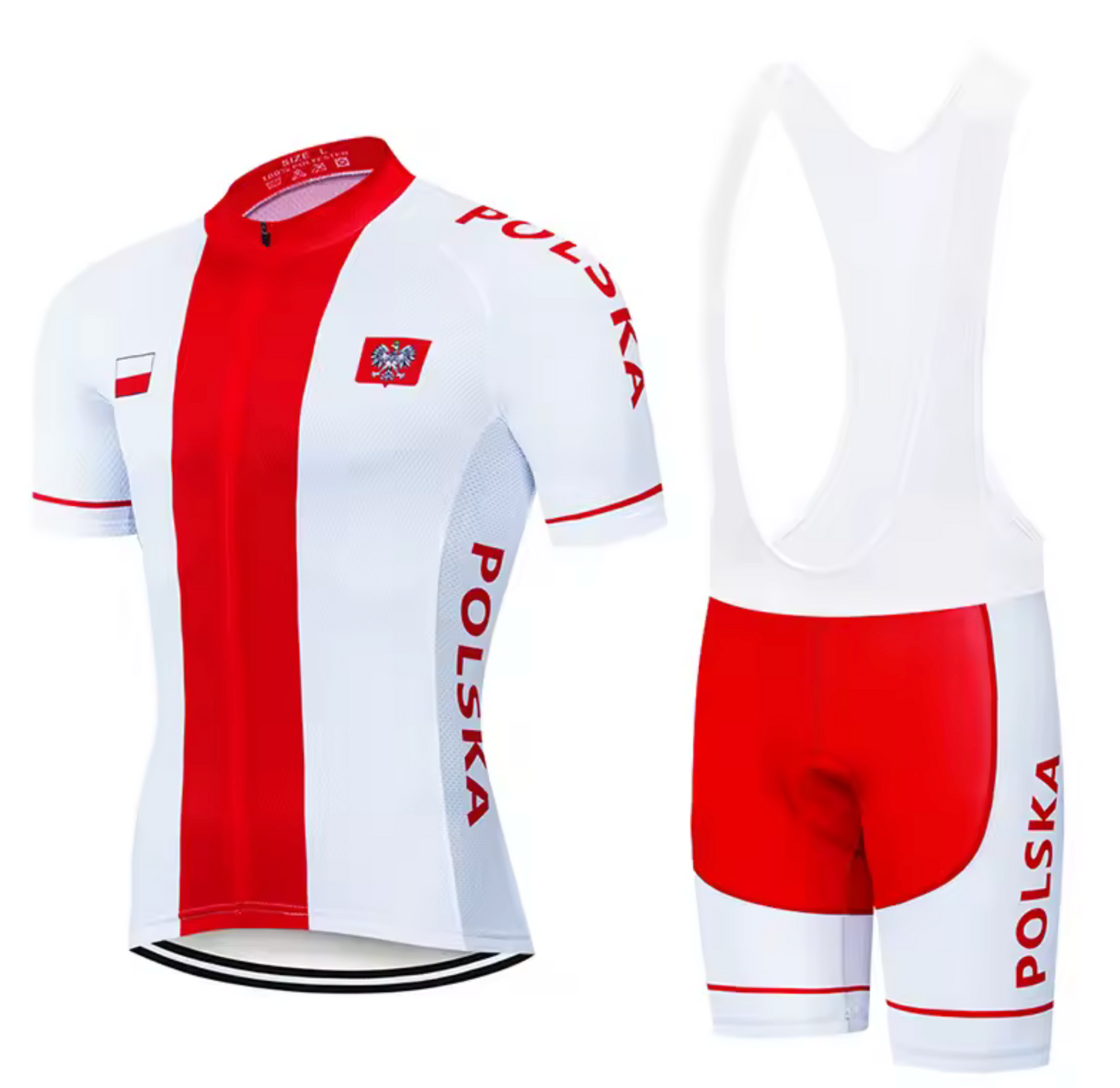 Maillot et Cuissard Cycliste Pologne - Vintage Cycling