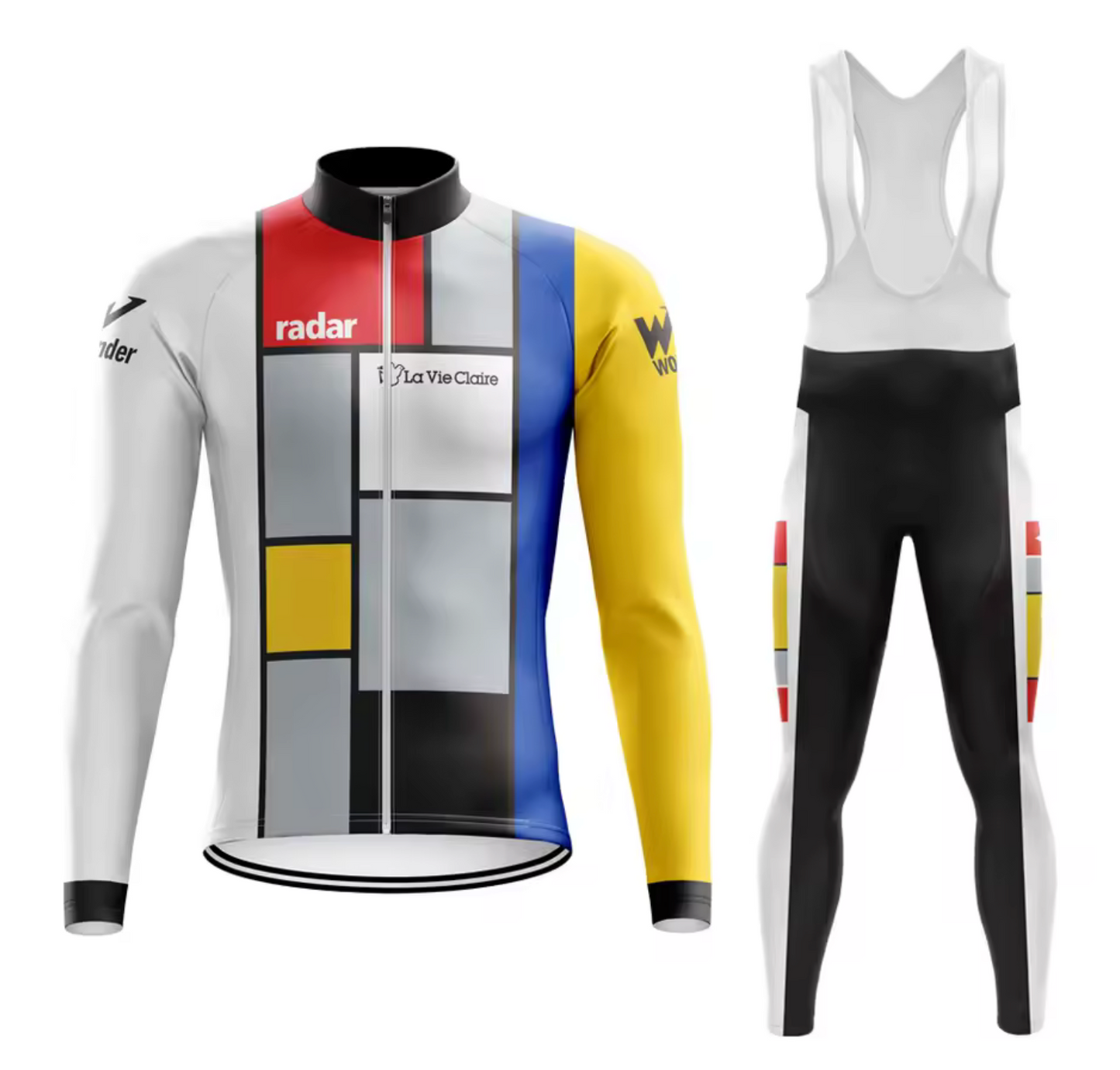 Maillot et Cuissard Long Classique Vintage La Vie Claire - Vintage Cycling