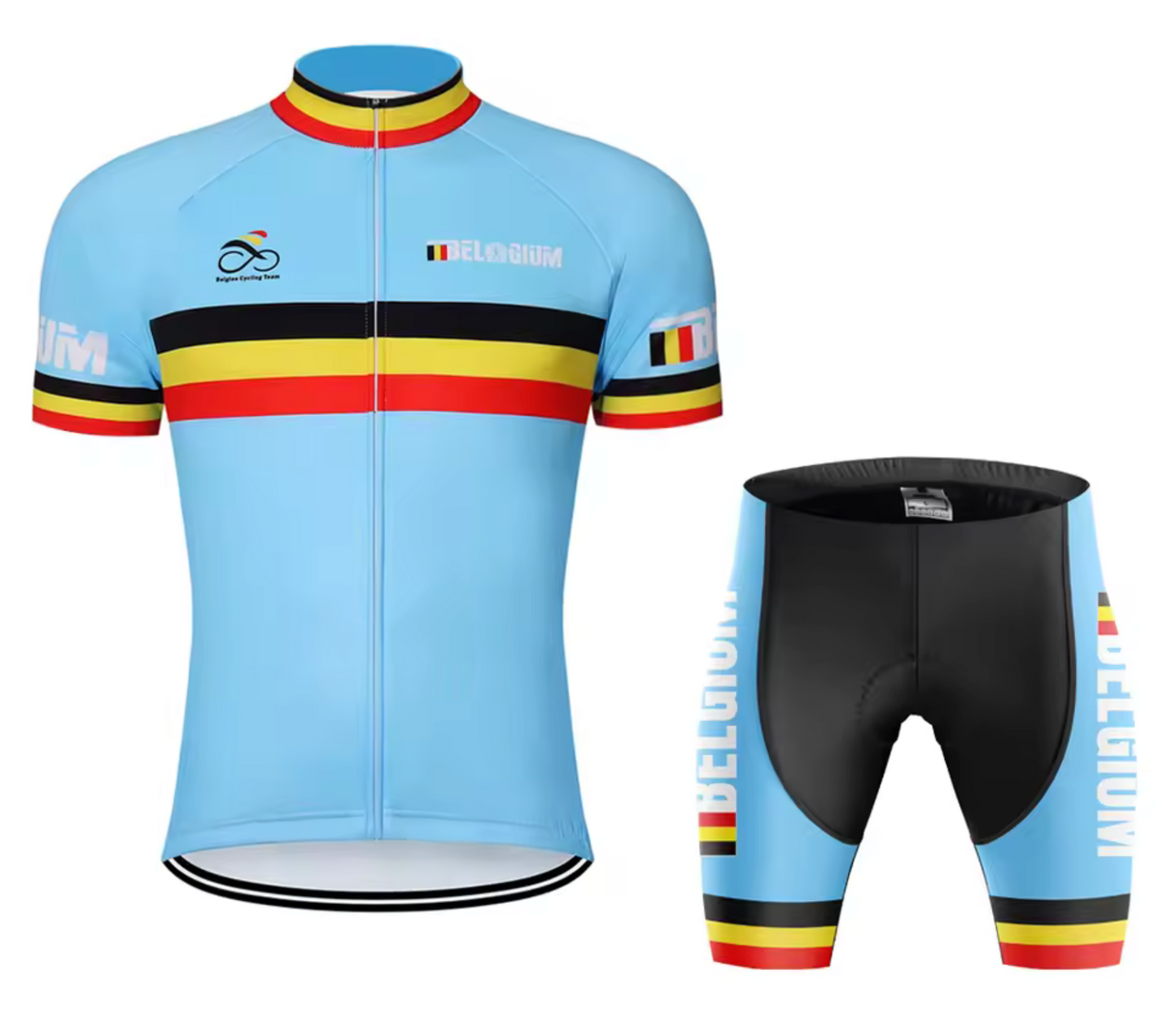 Maillot et Short Cycliste Belgique - Vintage Cycling