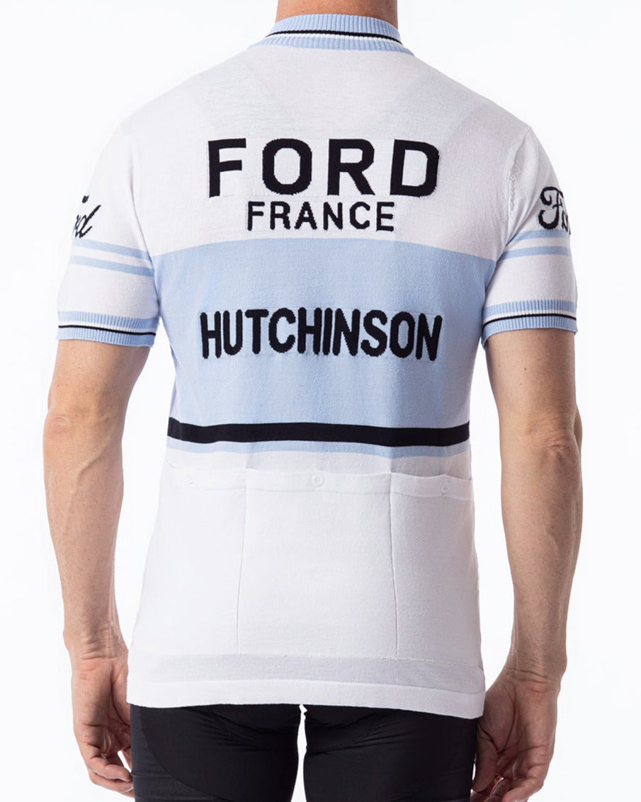 Maillot en Laine Classique Retro Cycling Ford Hutchinson - Vintage Cycling