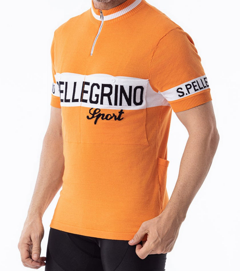 Maillot en Laine Classique Retro Cycling S.Pellegrino - Vintage Cycling