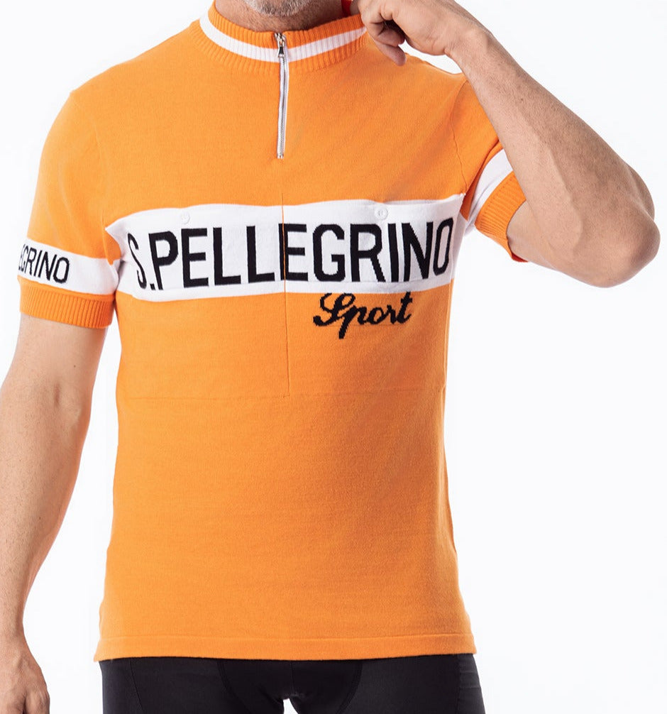 Maillot en Laine Classique Retro Cycling S.Pellegrino - Vintage Cycling