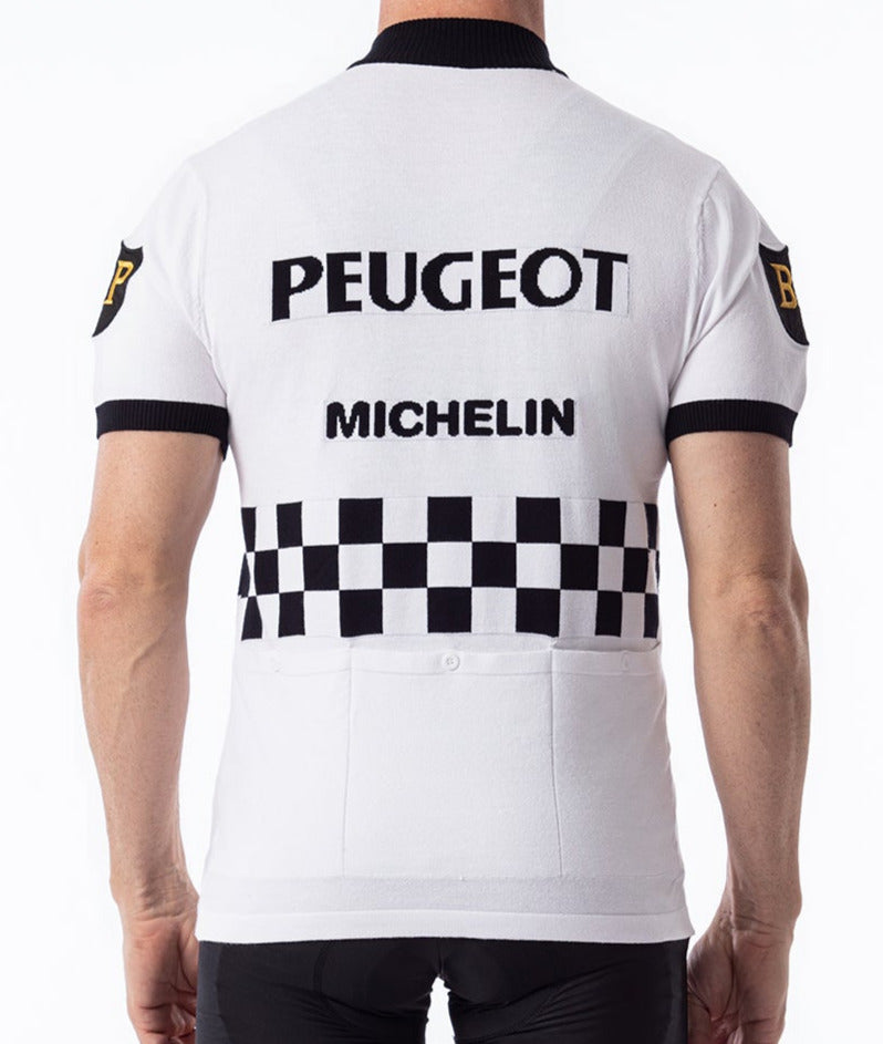 Maillot en Laine Classique Retro Cycling Peugeot - Vintage Cycling