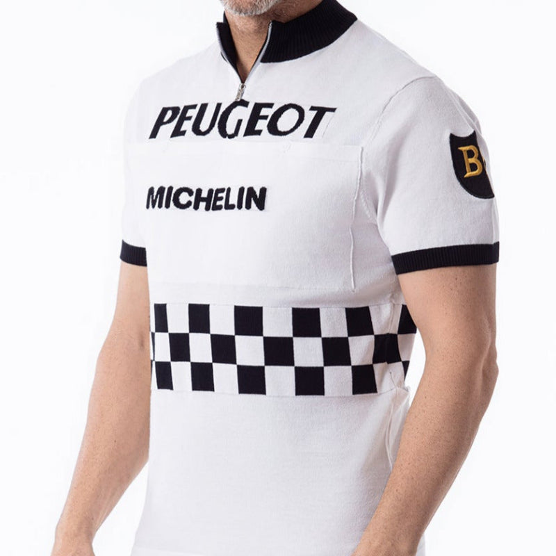 Maillot en Laine Classique Retro Cycling Peugeot - Vintage Cycling