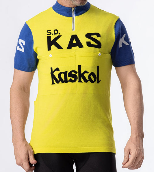 Maillot en Laine Classique Retro Cycling KAS - Vintage Cycling