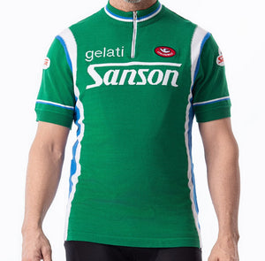 Maillot en Laine Classique Retro Cycling Sanson - Vintage Cycling