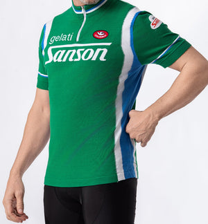 Maillot en Laine Classique Retro Cycling Sanson - Vintage Cycling