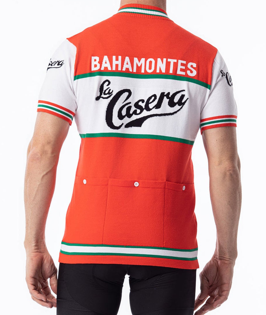 Maillot De Cyclisme Vintage Santini Baleno - Laine/Acrylique Des Années 70/80 - Taille S