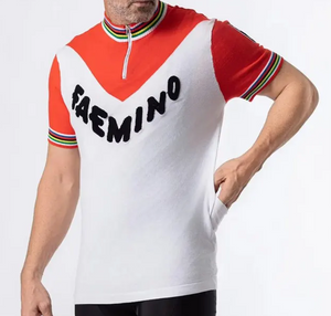 Maillot en Laine Classique Retro Cycling Faema - Vintage Cycling