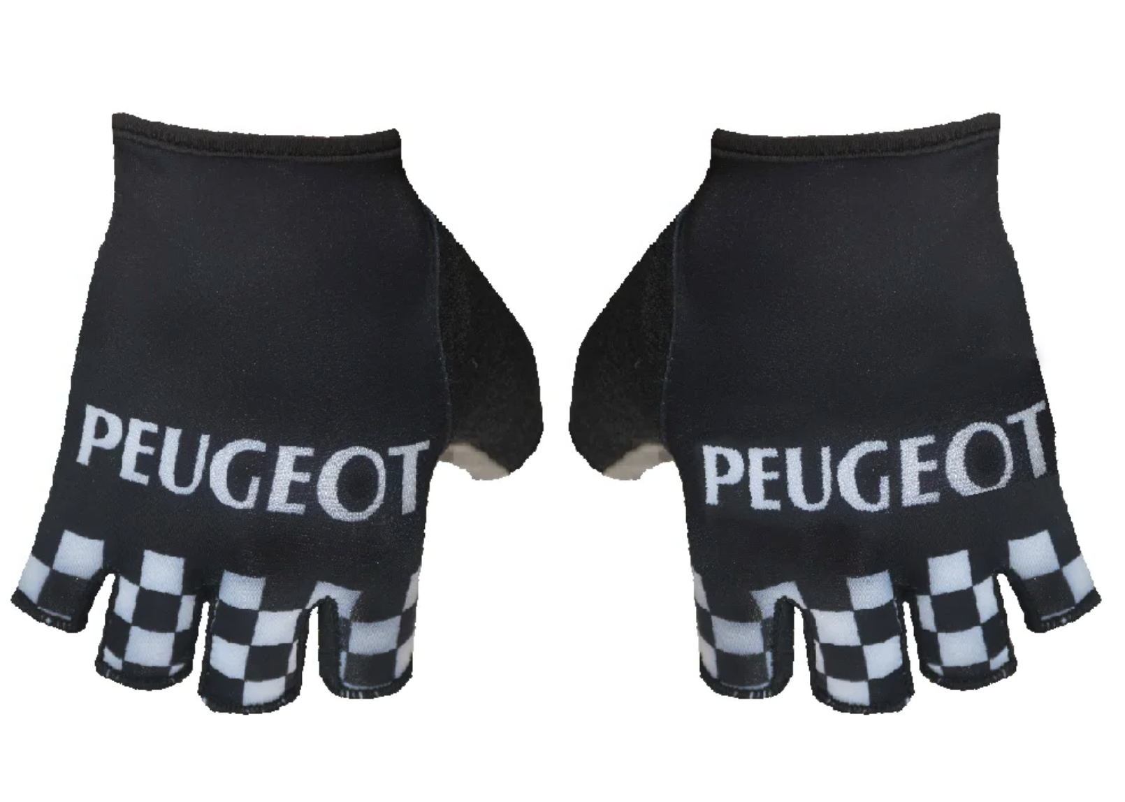 Gants Classique Retro Cycling Peugeot Noir - Vintage Cycling