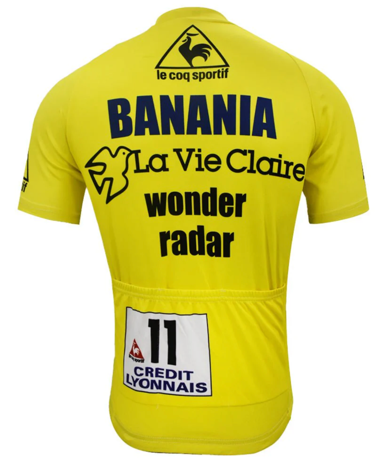 Maillot Classique Vintage Banania La Vie Claire (dos) - Vintage Cycling