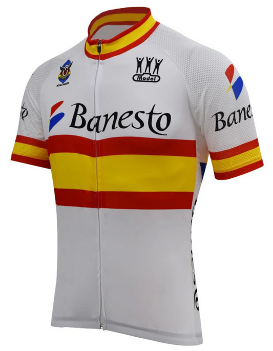 Maillot Classique Vintage Banesto - Vintage Cycling