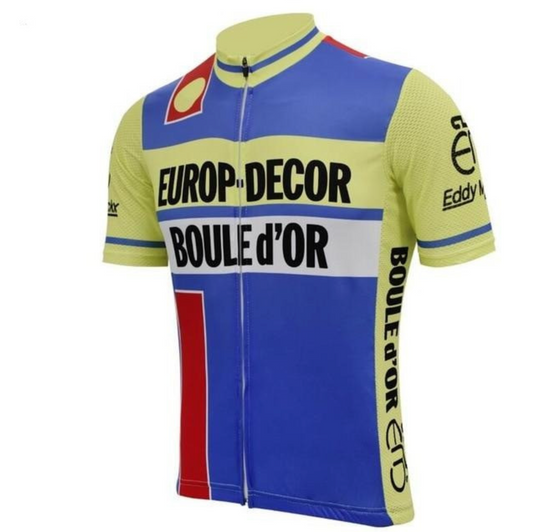 Maillot Classique Vintage Europ Decor Boule d'Or - Vintage Cycling