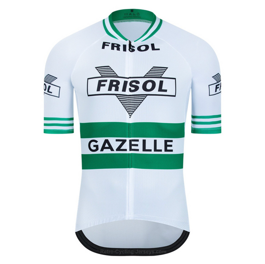 Maillot Classique Vintage Frisol Gazelle - Vintage Cycling