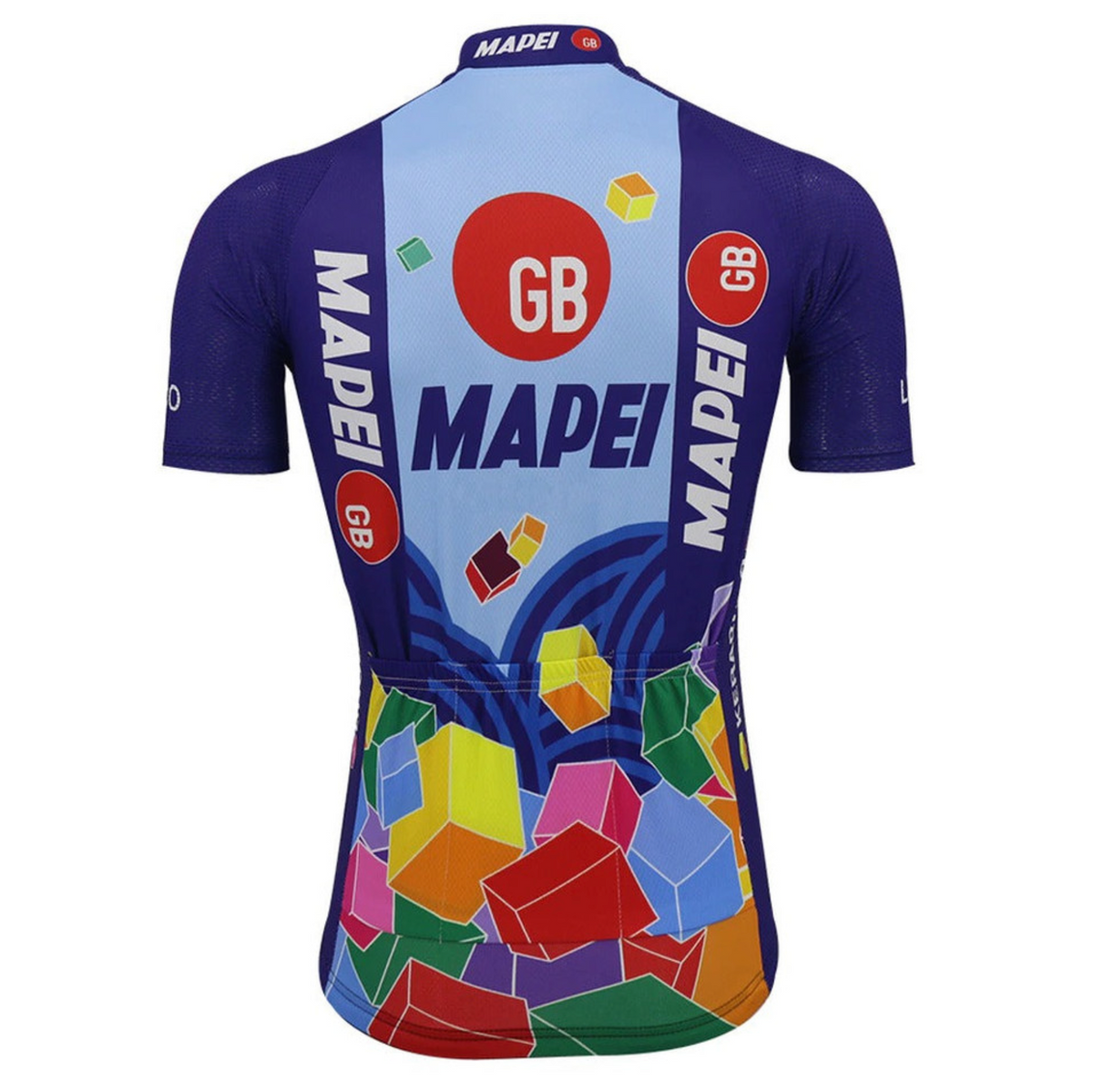 Maillot Cyclisme Vintage Sportful Équipe Mapei 1995 - Taille XL - 100% Polyester - Occasion Bon état