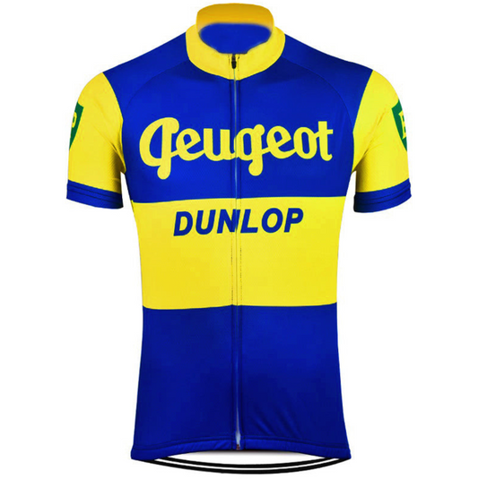 Maillot Classique Vintage Peugeot-Dunlop - Vintage Cycling