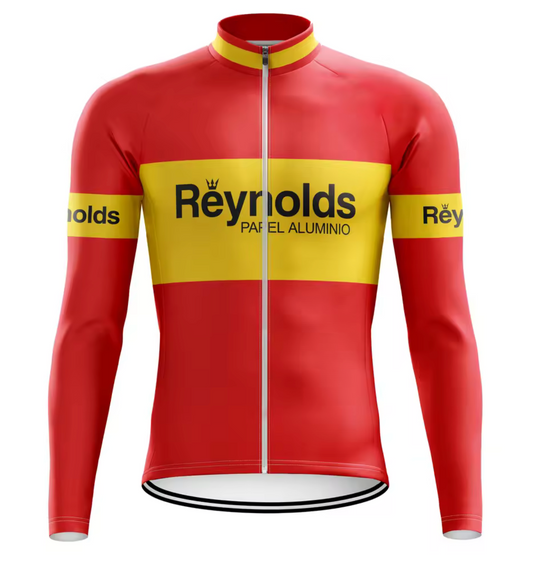 Maillot Classique Vintage Reynolds Manches Longues - Vintage Cycling