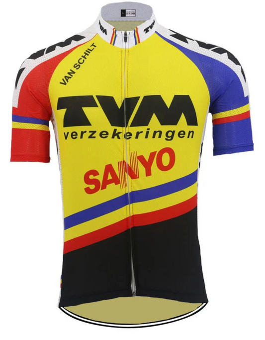 Maillot Classique Vintage TVM Sanyo - Vintage Cycling