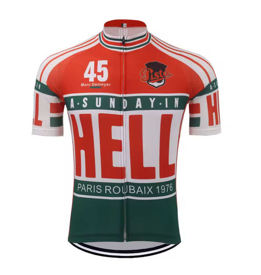Maillot Cycliste Vintage Marc Demeyer – Paris-Roubaix 1970s