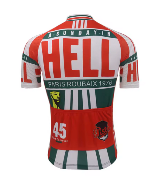 Maillot Cycliste Vintage HELITA - Tour De France 2000 - Rouge - Taille M