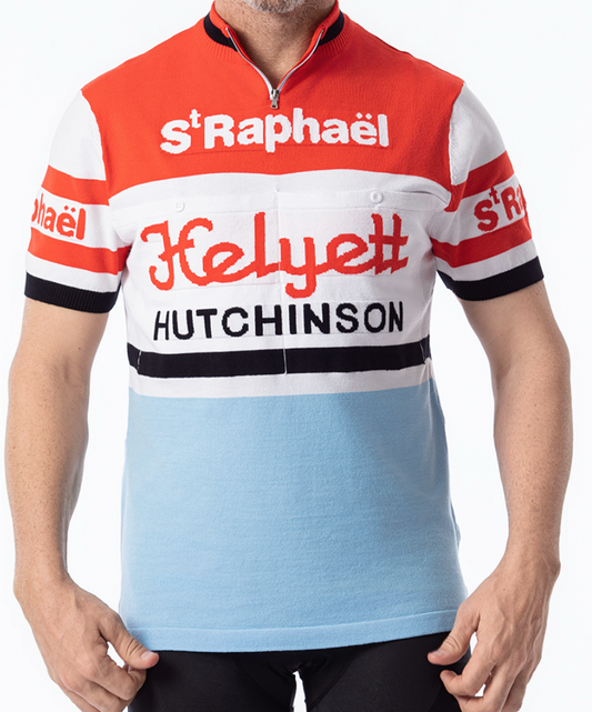 Maillot en Laine Classique Retro Cycling St-Raphaël–Hutchinson - Vintage Cycling