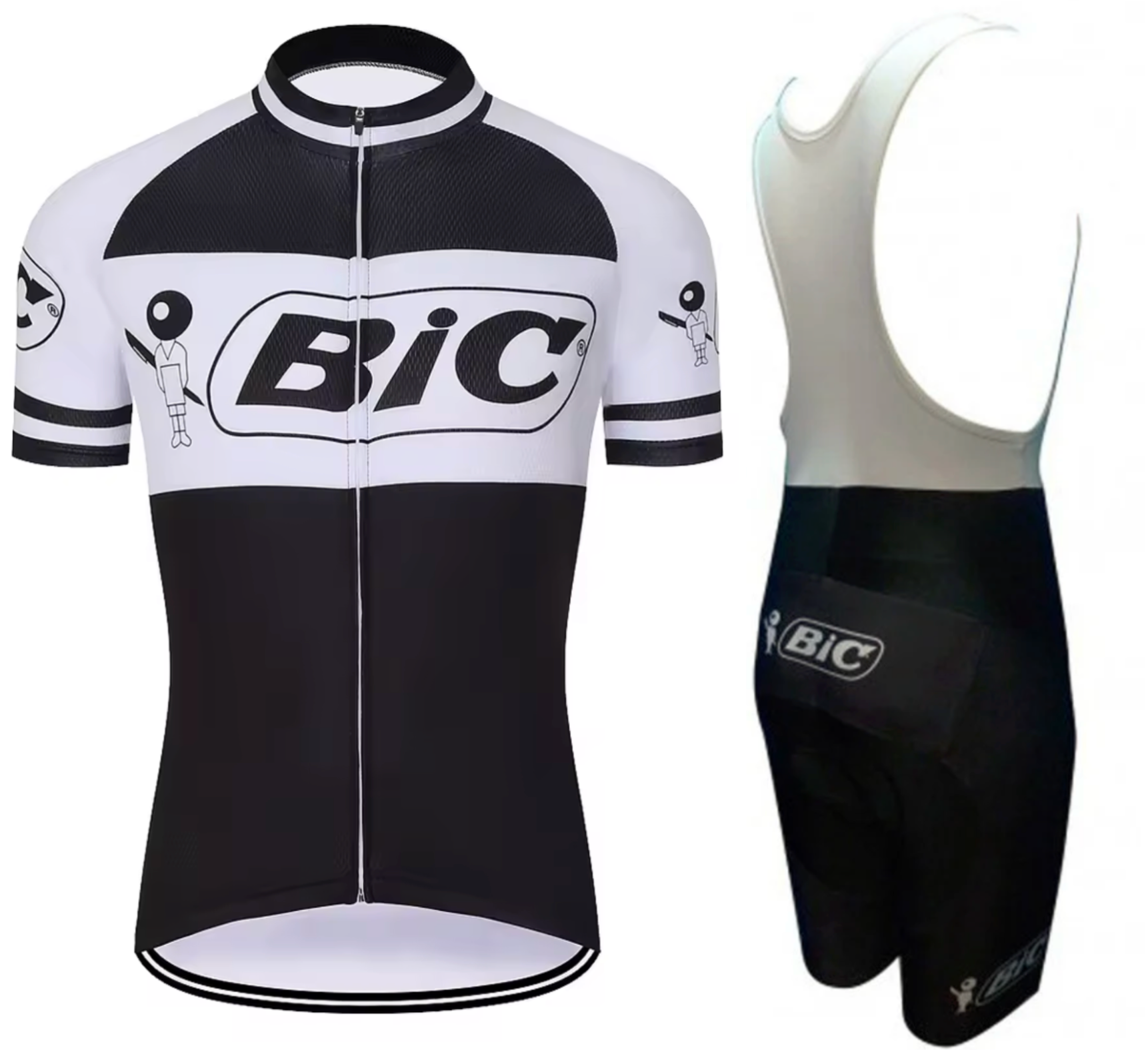 Maillot et Cuissard Classique Retro BIC Cyclisme - Vintage Cycling