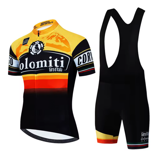 Maillot et Cuissard Classique Retro Dolomiti - Vintage Cycling