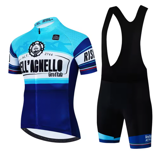 Maillot et Cuissard Classique Vintage Dell'Agnello Giro d'Italia - Vintage Cycling