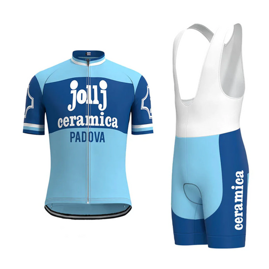 Maillot et Cuissard Classique Vintage Jollj Ceramica - Vintage Cycling