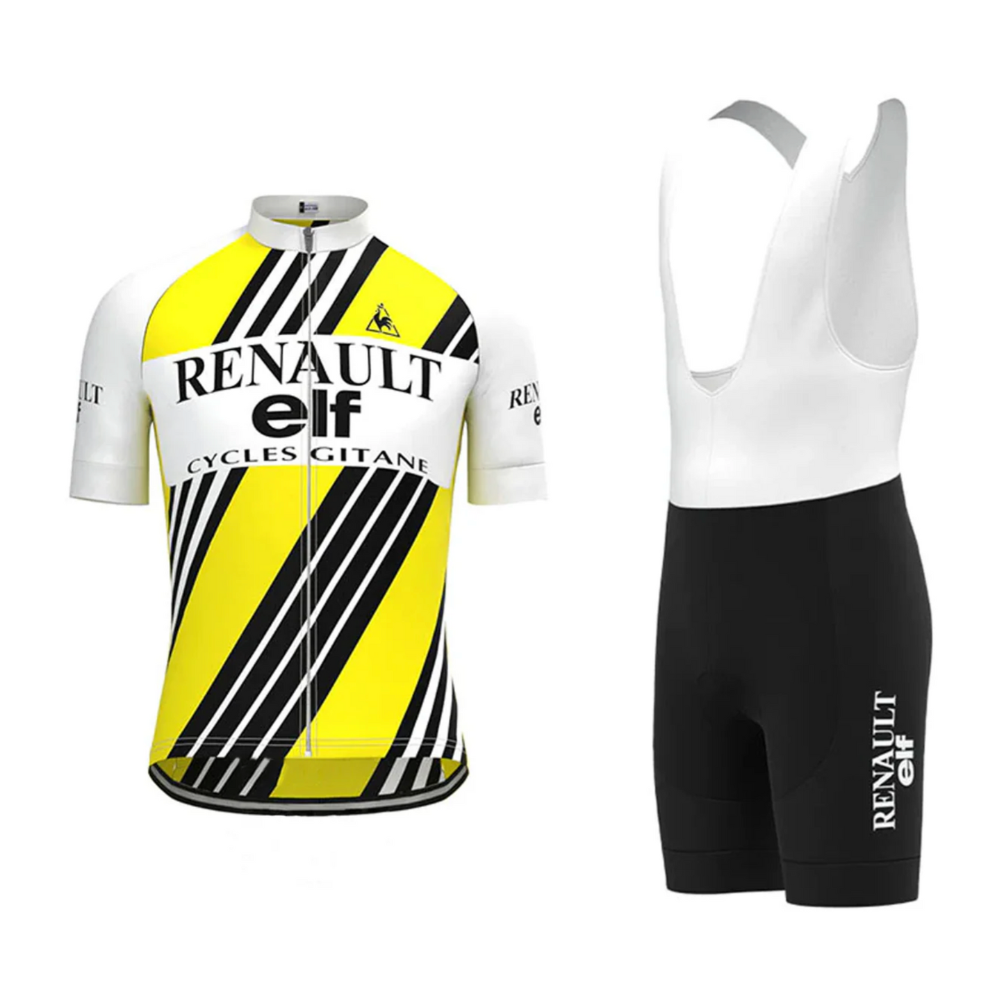 Maillot et Cuissard Classique Vintage Renault Elf - Vintage Cycling