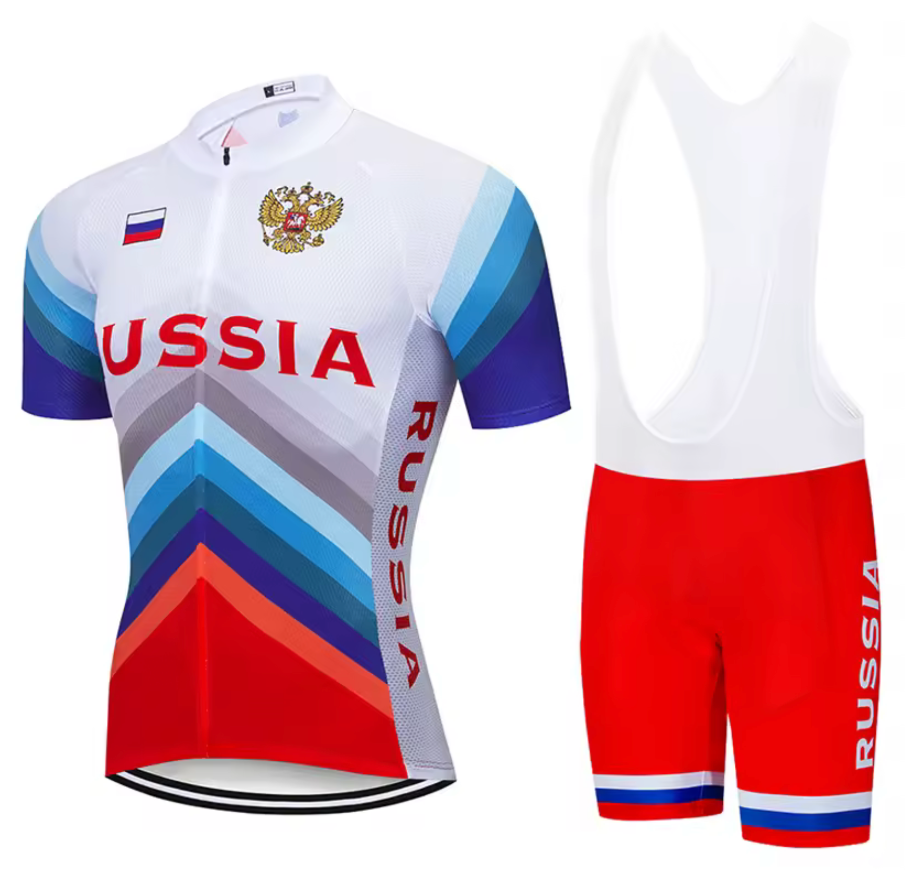 Maillot et Cuissard Cycliste Russie - Vintage Cycling