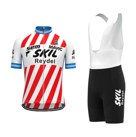 Maillot et Cuissard Cycliste Vintage Skil-Reydel-Sem-Mavic - Vintage Cycling