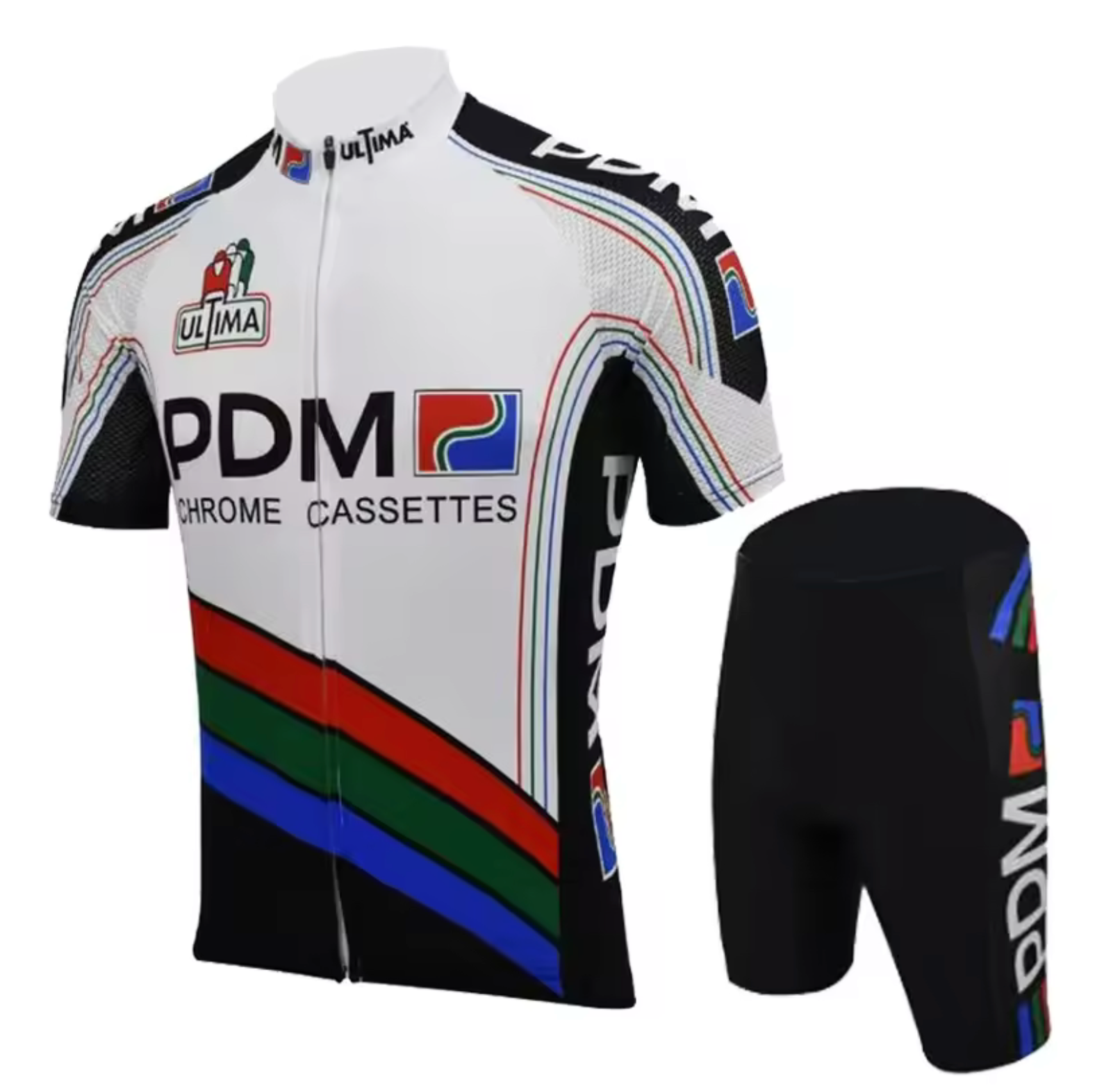 Maillot et Short Vintage Classique PDM - Vintage Cycling