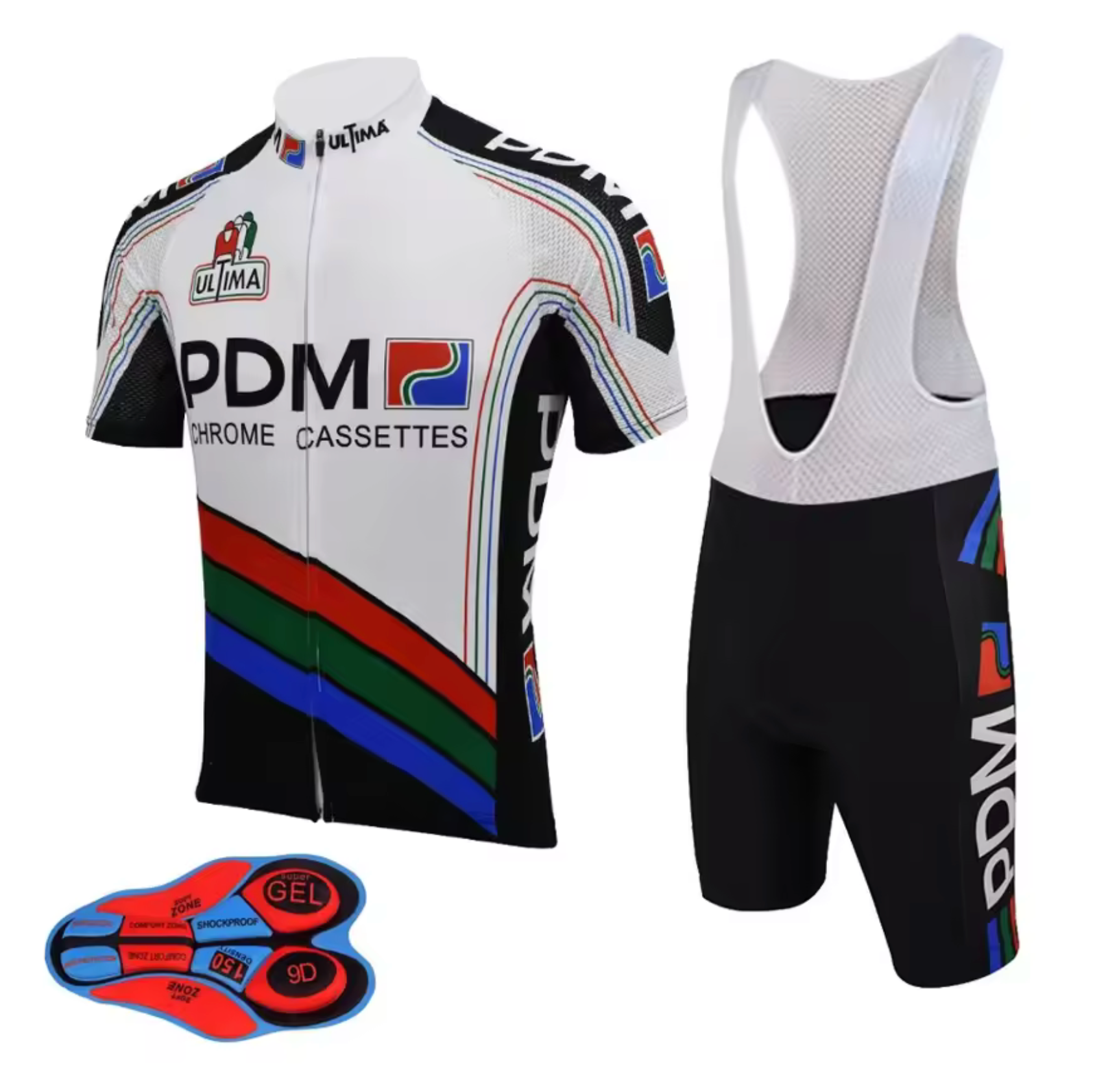 Maillot et cuissard Vintage Classique PDM - Vintage Cycling