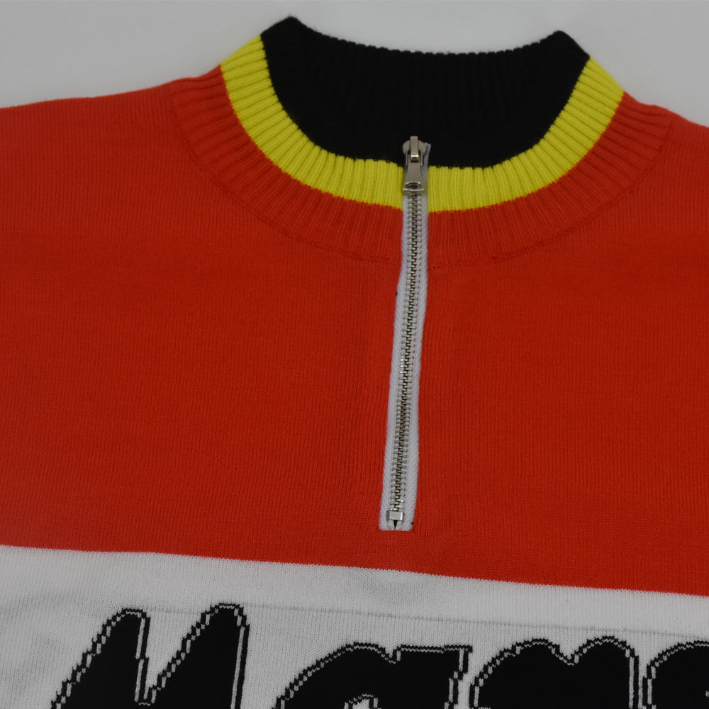 Maillot en Laine Classique Retro Cyclisme Mars - Vintage Cycling