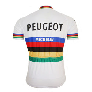 Maillot Vintage Classique Peugeot Michelin - Vintage Cycling