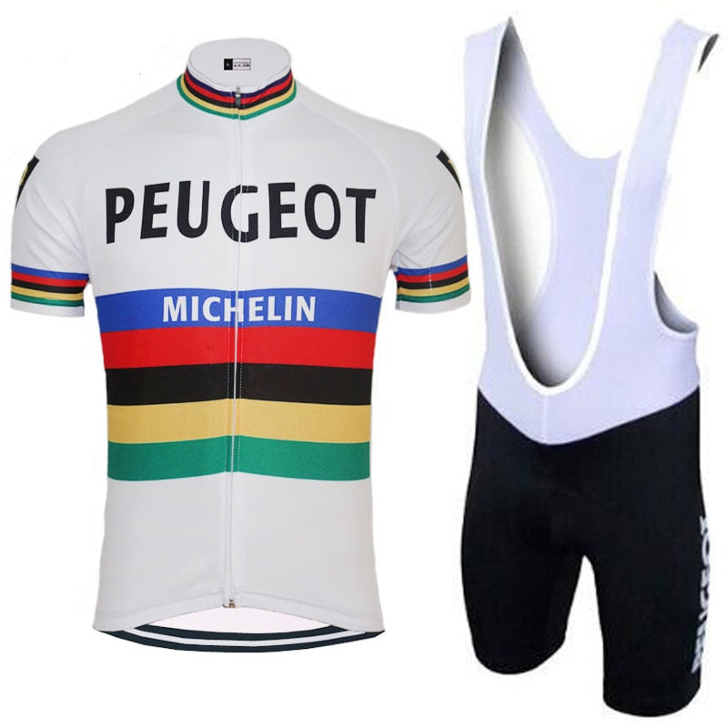 Maillot et Cuissard Classique Vintage Peugeot - Vintage Cycling