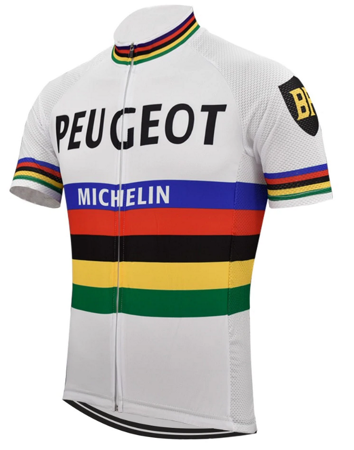 Peugeot Michelin Shell 1982 Vintage LE COQ SPORTIF Radtrikot shirt trikot Peugeot Michelin Shell 1982 Vintage LE COQ SPORTIF Radtrikot shirt trikot